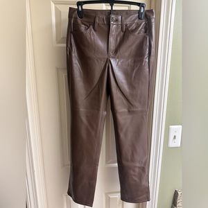 NWT Chico’s Leather Pants size 00R or XS
